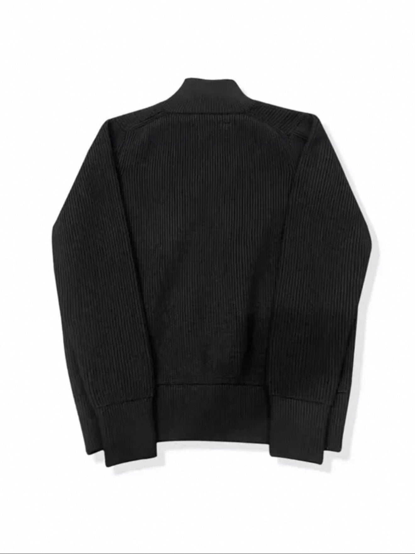 Melangé- Strickjacke