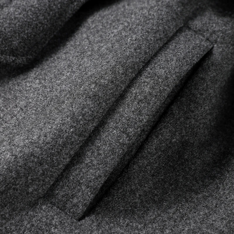 Melangé- Herbst Wintermantel