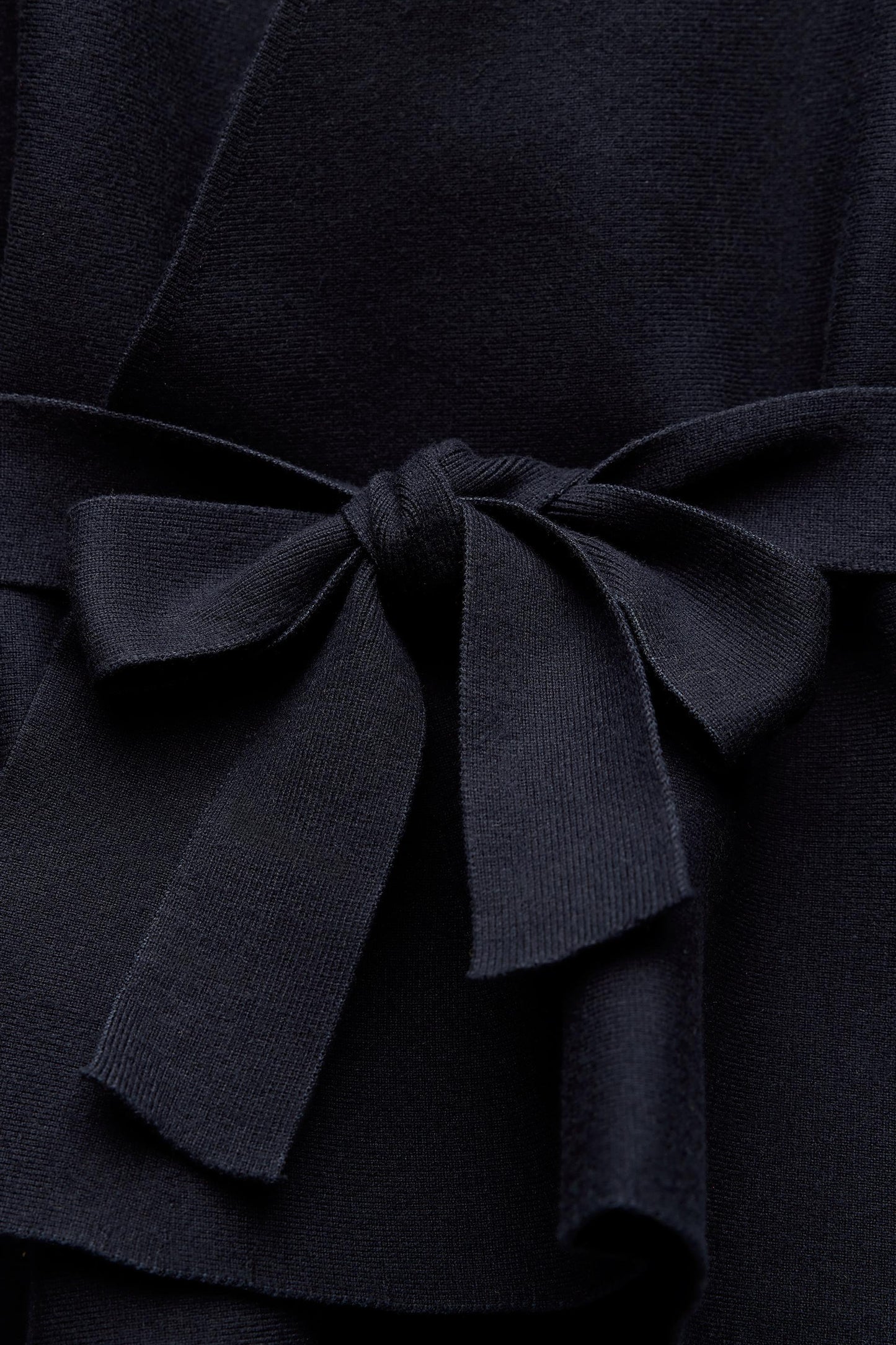 Melangé- Blazer mit Gürtel