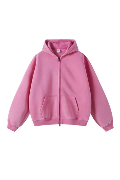 Melangé- Graphic Heavyweight Zipped Hoodie