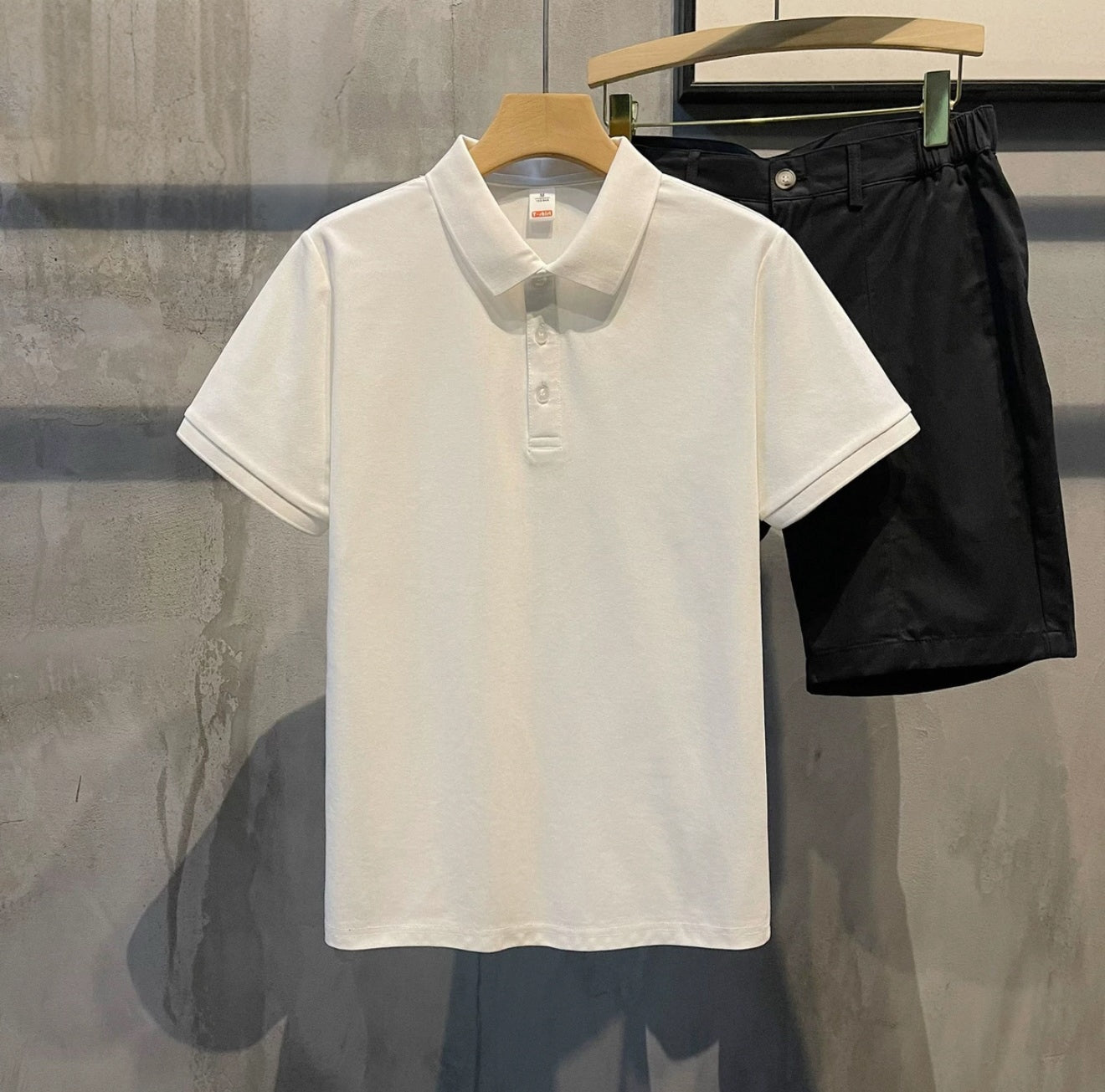 Melangé- Kragen shirt