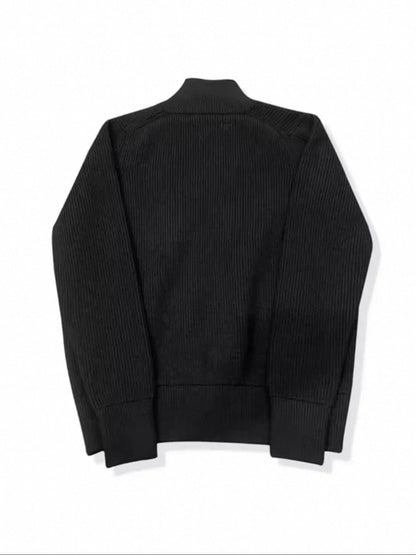 Melangé- Strickjacke