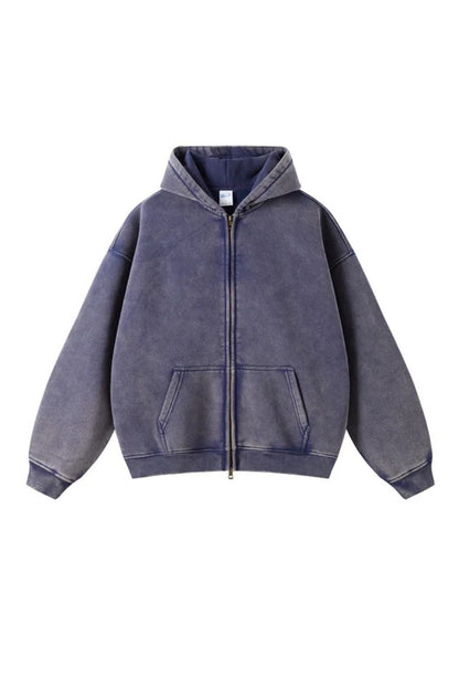 Melangé- Graphic Heavyweight Zipped Hoodie