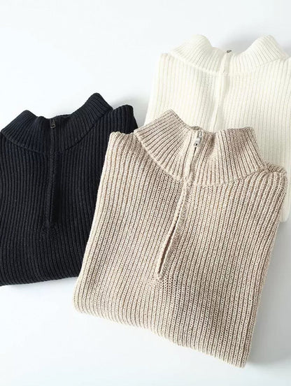 Melangé- Oldmoney Knit Half Zip