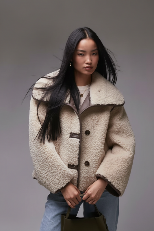 Melangé- Plush Teddy Jacket