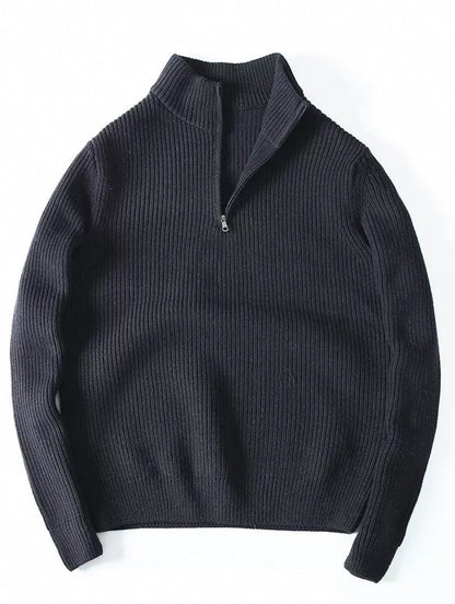 Melangé- Oldmoney Knit Half Zip