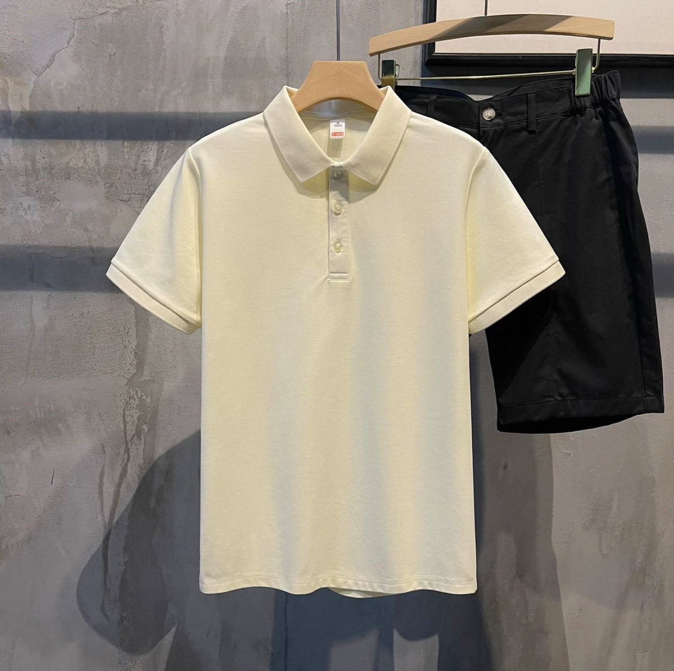 Melangé- Kragen shirt