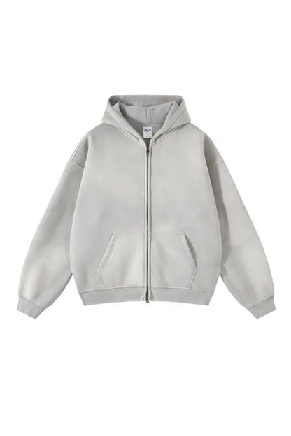 Melangé- Graphic Heavyweight Zipped Hoodie