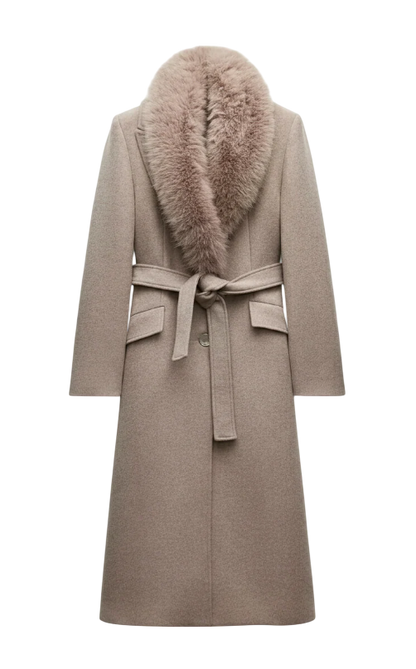 Melangé- Fellmantel