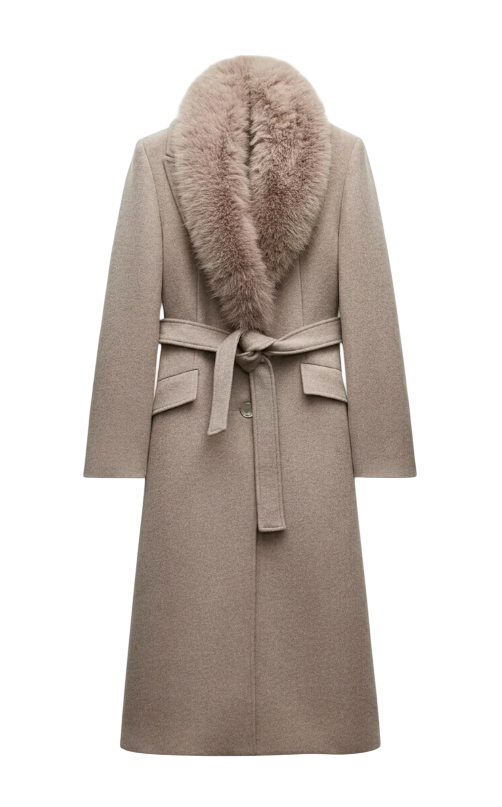 Melangé- Fellmantel