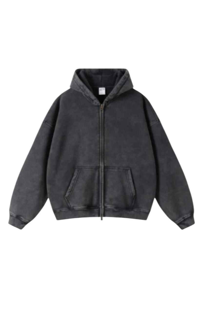 Melangé- Graphic Heavyweight Zipped Hoodie