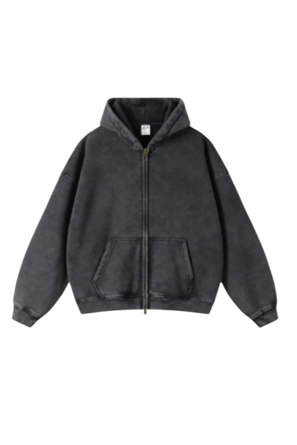 Melangé- Graphic Heavyweight Zipped Hoodie