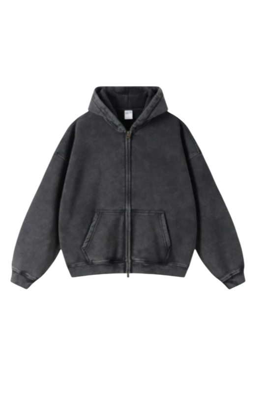 Melangé- Graphic Heavyweight Zipped Hoodie