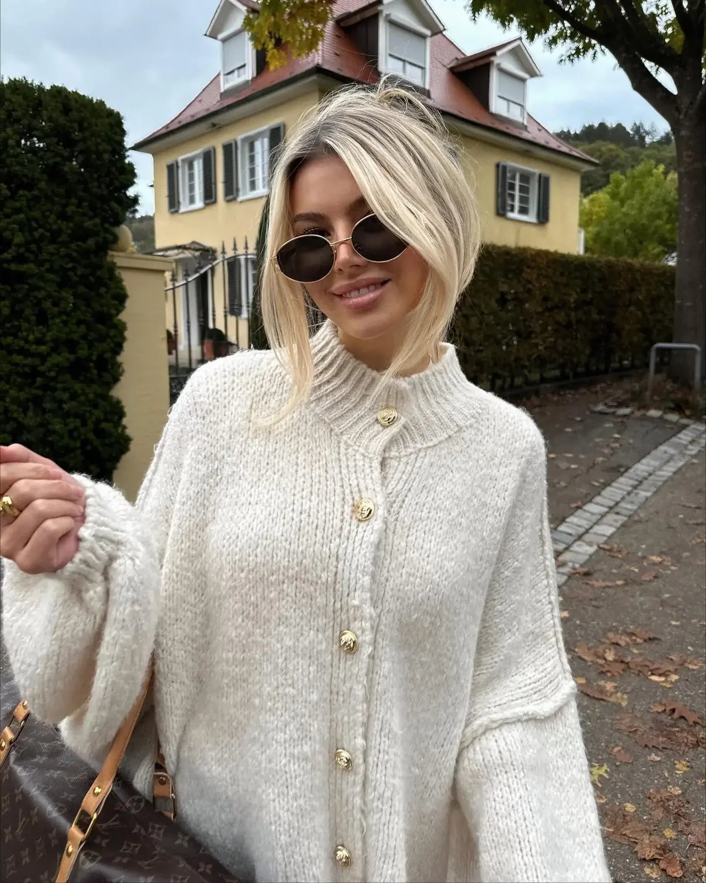Melangé- Langer Cardigan