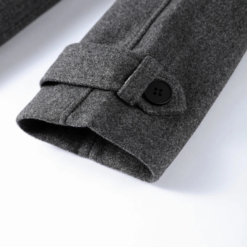 Melangé- Herbst Wintermantel