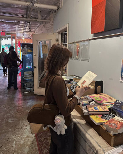 Melangé- Aveline Vegane Wildledertasche