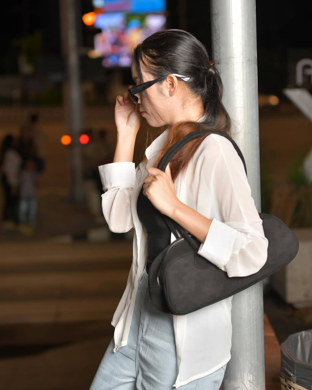 Melangé- Aveline Vegane Wildledertasche