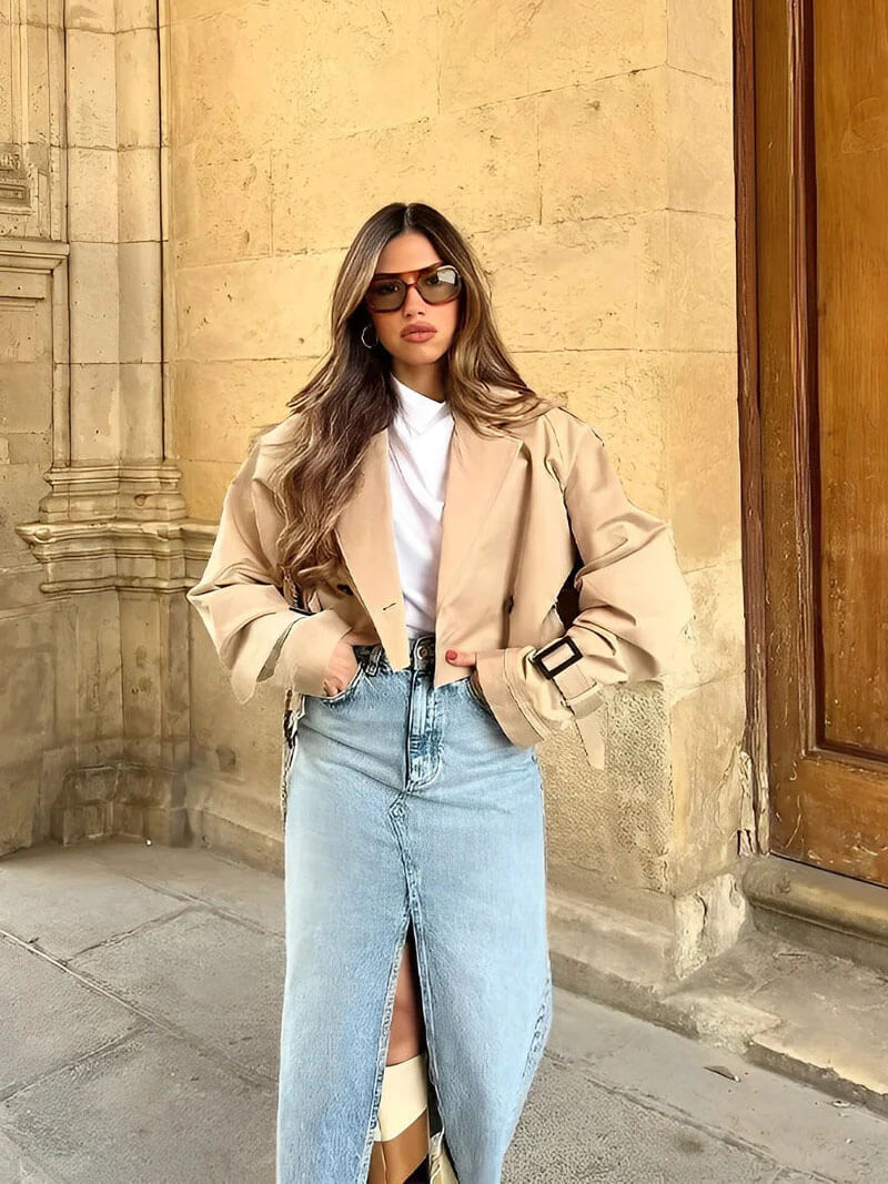 Melangé- Trenchcoat