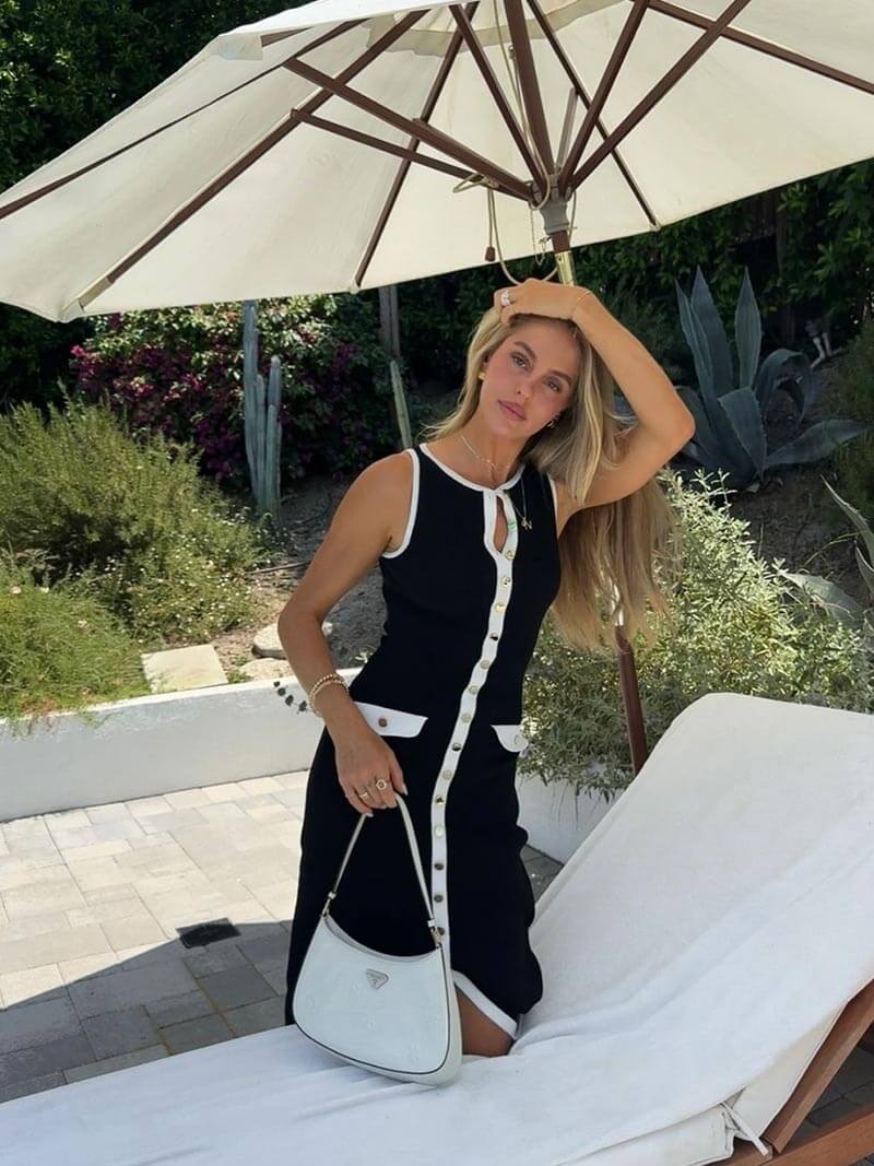 Melangé- Georgia Maxikleid