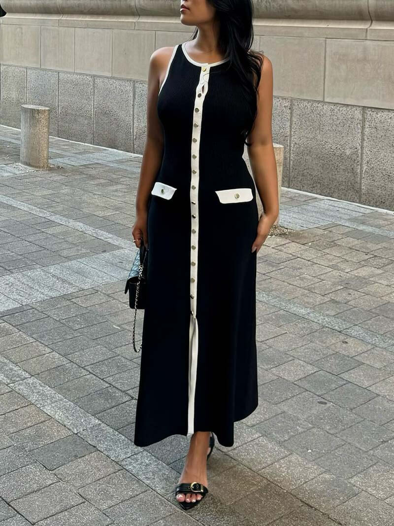 Melangé- Georgia Maxikleid