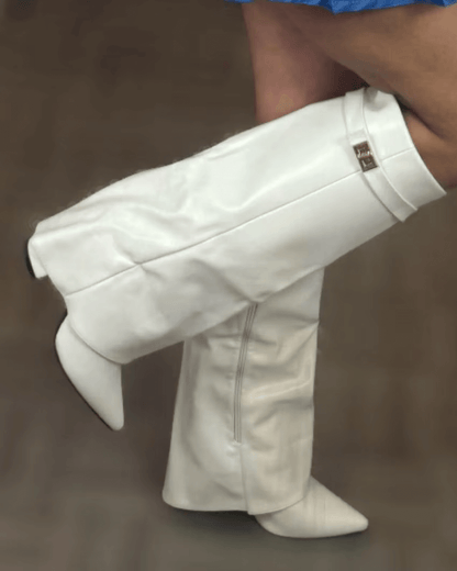 Melangé- Kyla Wildlederstiefel