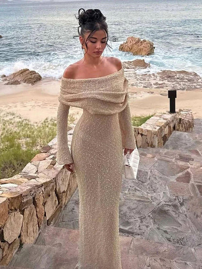 Melangé- Marissa Maxikleid