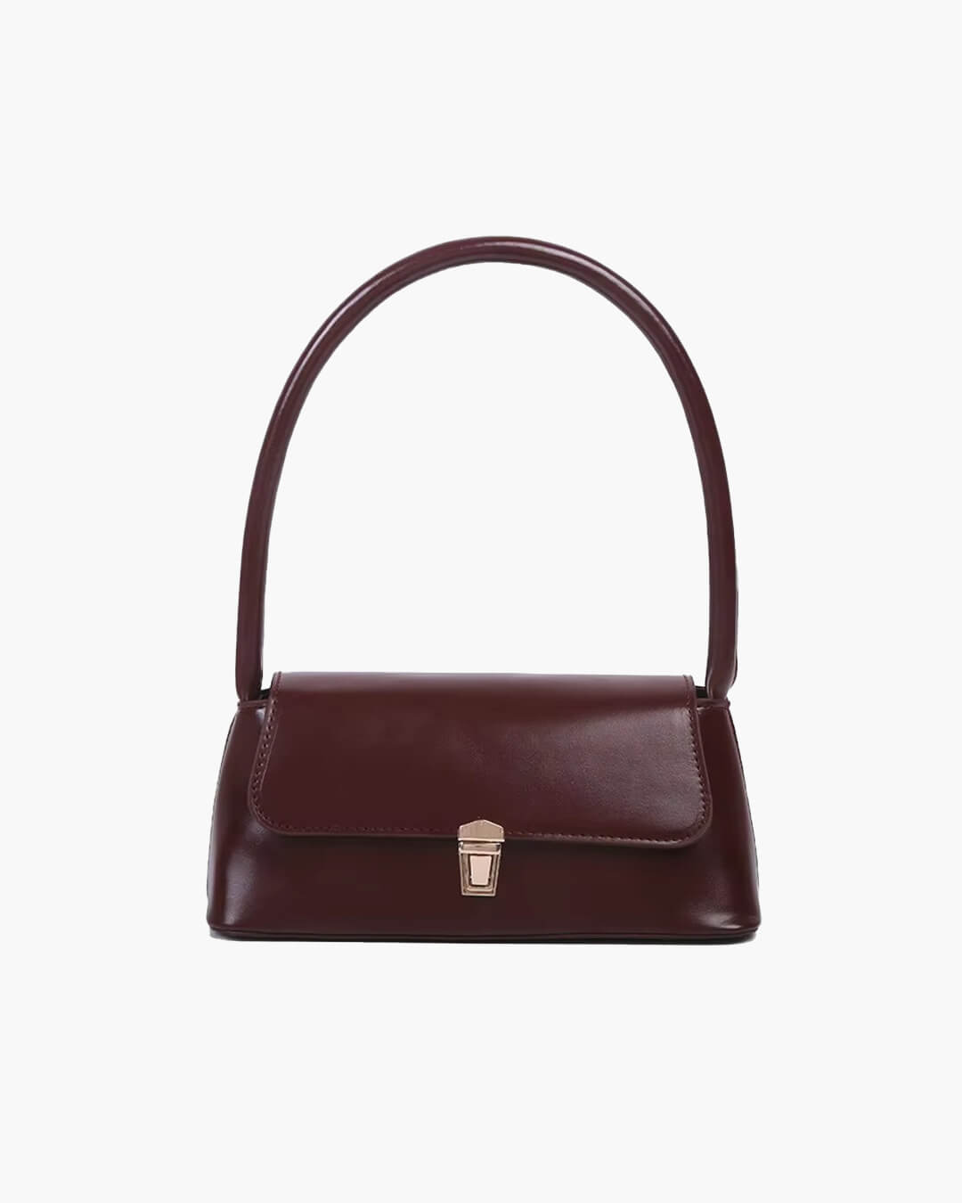 Melangé- Leder Schultertasche
