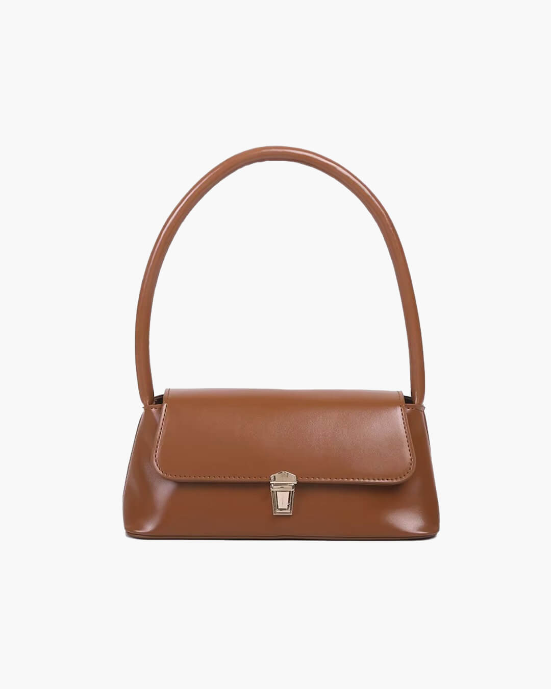 Melangé- Leder Schultertasche