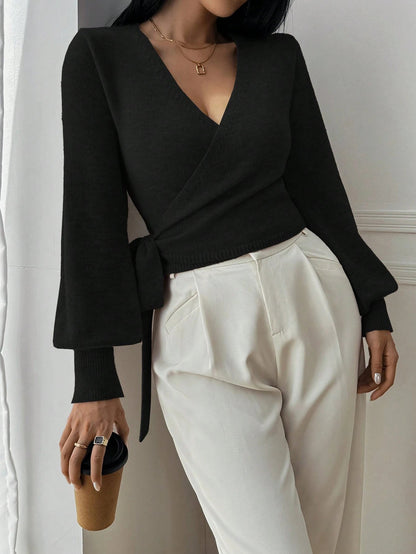 Melangé- Strick-Cardigan