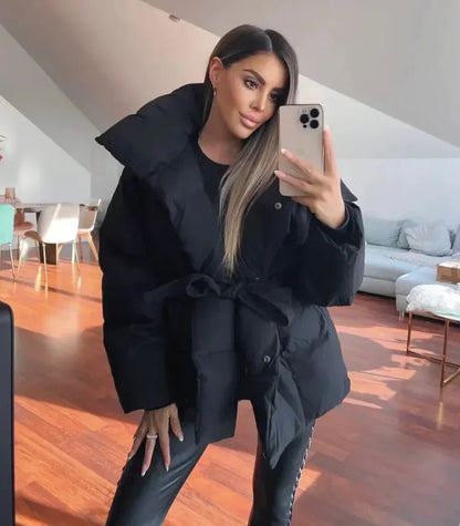 Melangé- Steppjacke