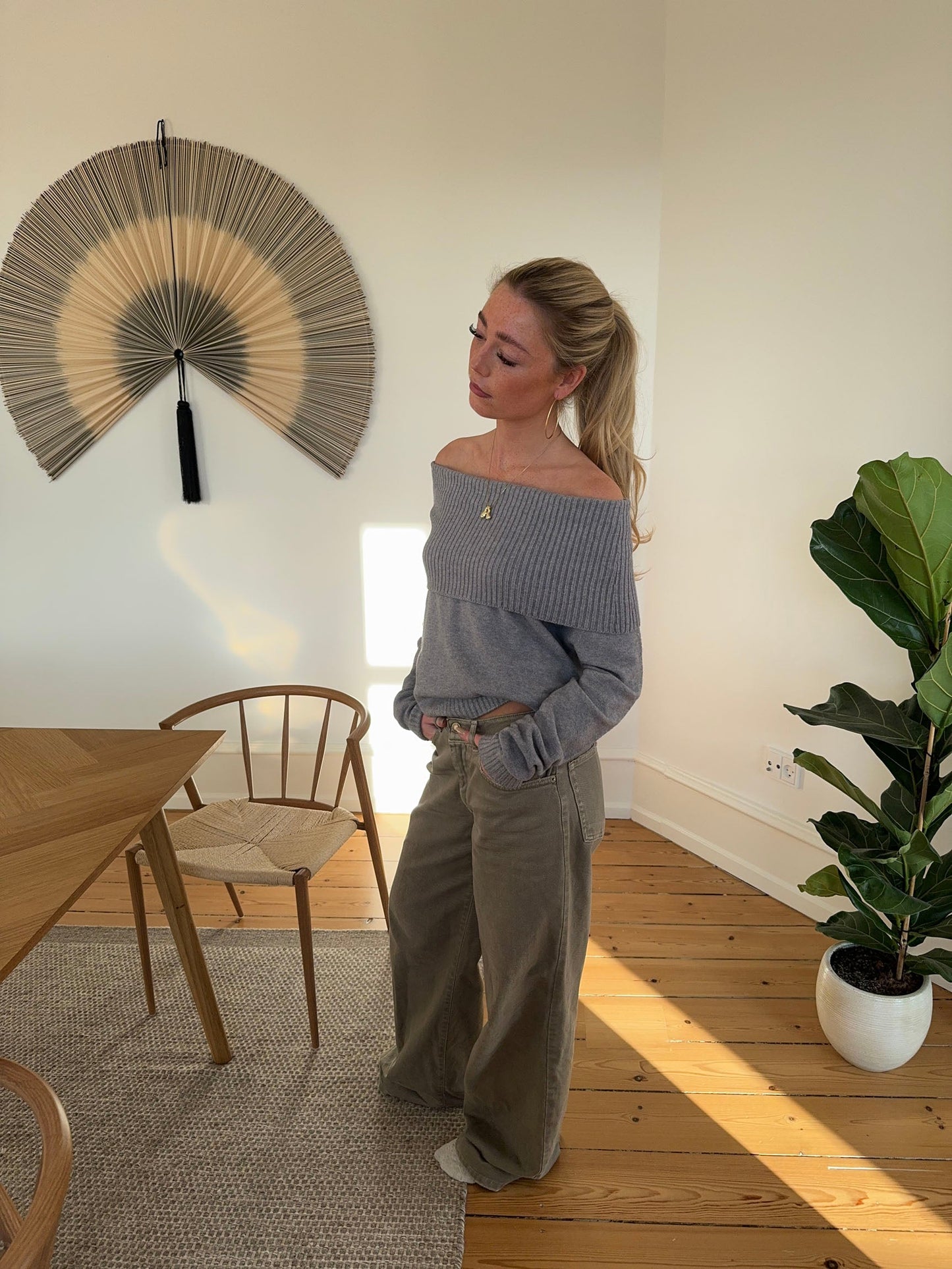 Melangé - Schulter Top